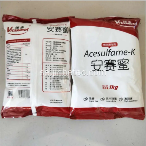Konstgjord sötningsmedel acesulfame kalium aspartam